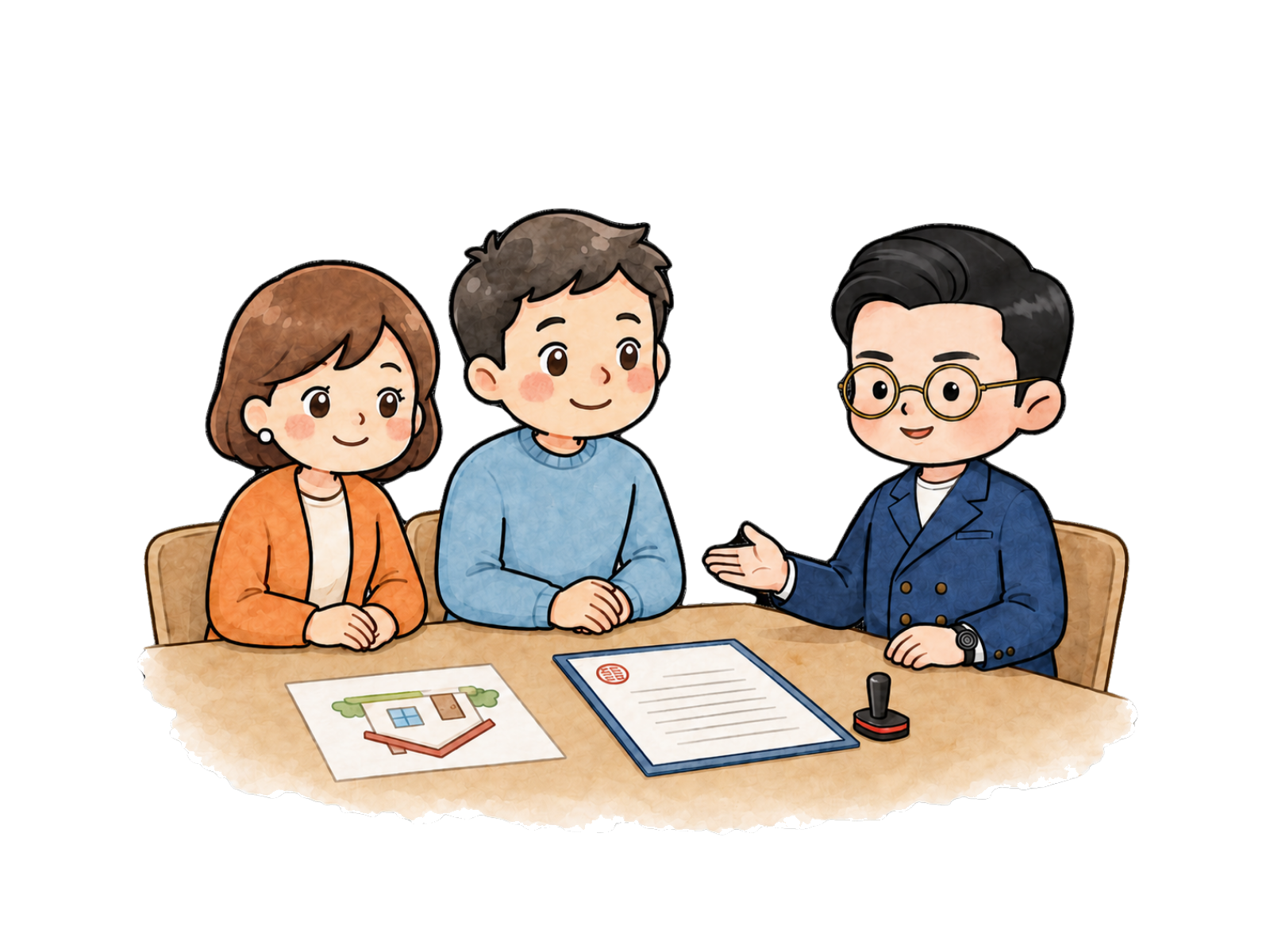 売買や贈与などの登記について案内するまりも先生